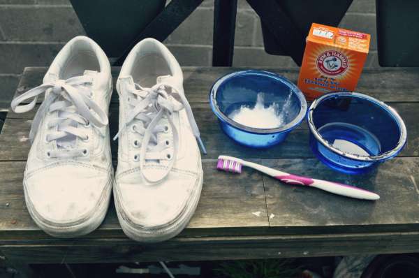 cách giặt giày trắng